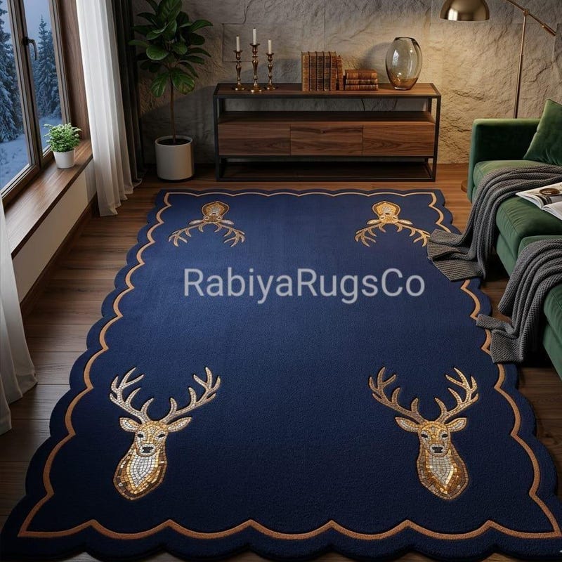 Luxury Woodland Kids Rug - Etsy