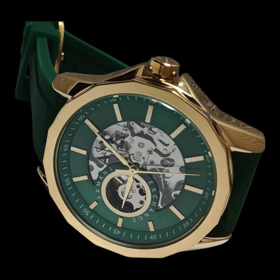 Used  Armani Exchange Skeleton Automatic Watch – … - image 4