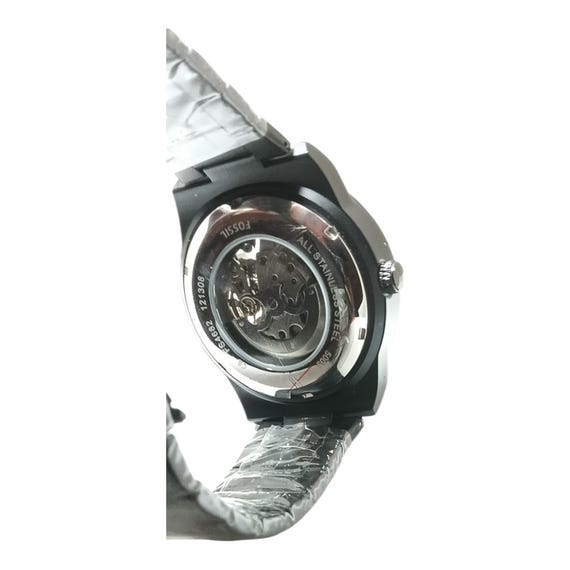 Used Fossil Black Automatic Skeleton Watch – Stai… - image 9