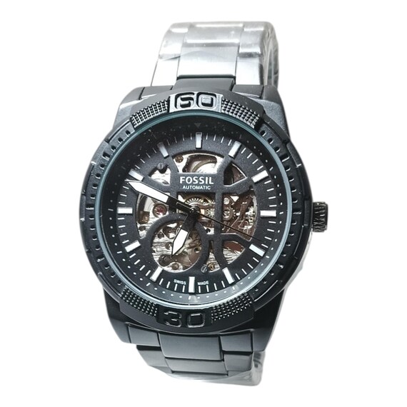 Used Fossil Black Automatic Skeleton Watch – Stai… - image 4