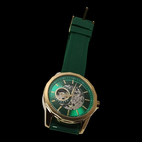 Used  Armani Exchange Skeleton Automatic Watch – … - image 2