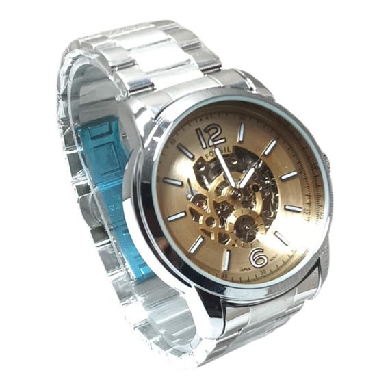 Used Fossil Automatic Skeleton Watch – Silver Sta… - image 8