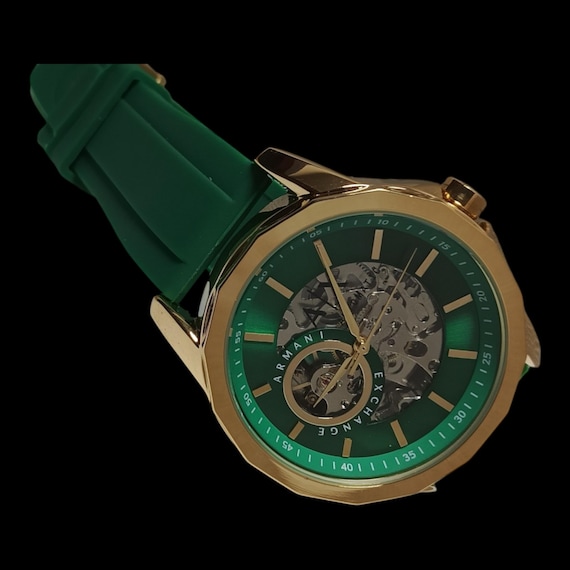 Used  Armani Exchange Skeleton Automatic Watch – … - image 3