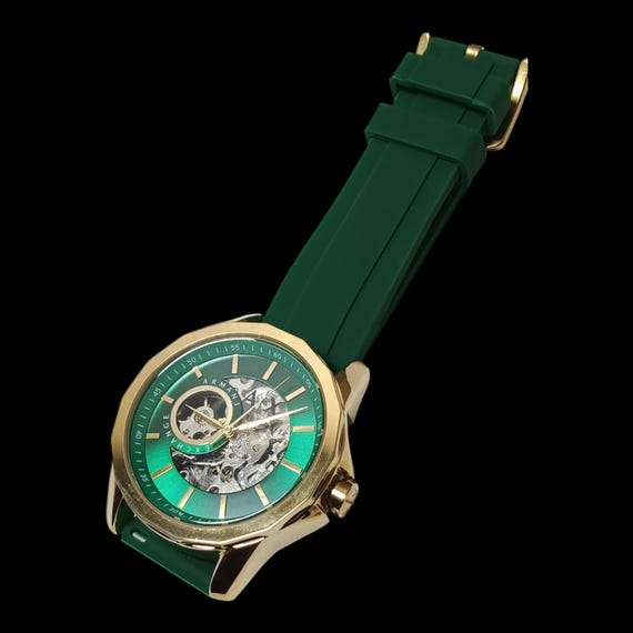 Used  Armani Exchange Skeleton Automatic Watch – … - image 7