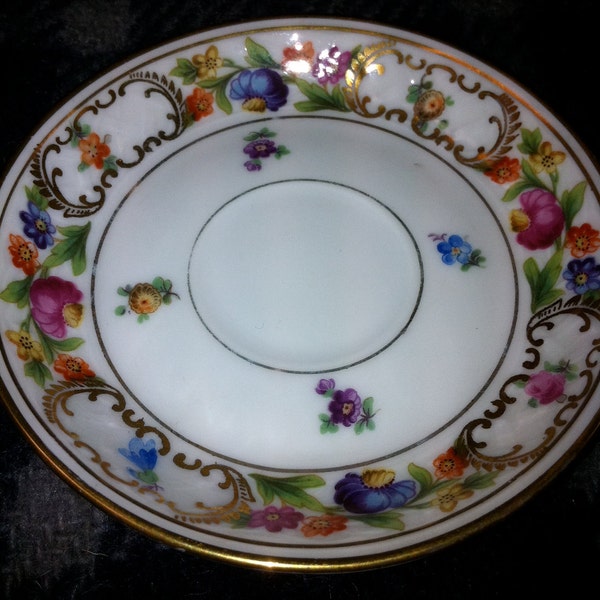 Antique Miniature Bavarian Plate