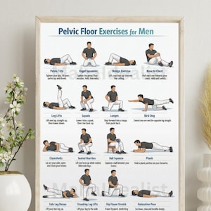 Printable Tai Chi wall art Chair Workouts, Tai Chi Exercise Chart wall art, Chair Exercise Chart Workout Plan PDF, Digital Download maha 10