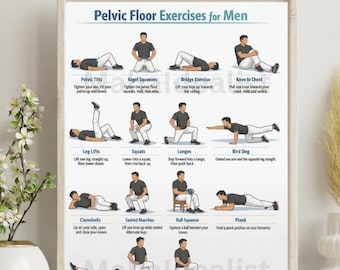 Printable Tai Chi wall art Chair Workouts, Tai Chi Exercise Chart wall art, Chair Exercise Chart Workout Plan PDF, Digital Download maha 10