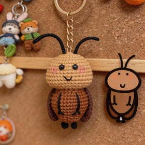 Crochet Cockroach Plush Pattern – PDF for a Funny Bug Toy, Prank Gift or Weird Amigurumi