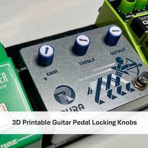 TrueNorthKnobs – 3Dプリント可能なギターペダル用ロッキングノブ