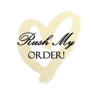 RUSH ORDER! ** Does NOT include Shipping** Shipped out 1-2 Business days & 3-4 Business Days Deep Etched Items.
