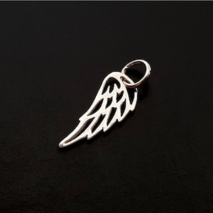 Sterling Silver, Rose Gold or Gold Filled  Angel Wing Charm Pendant (CHARM ONLY) Add-On Wing