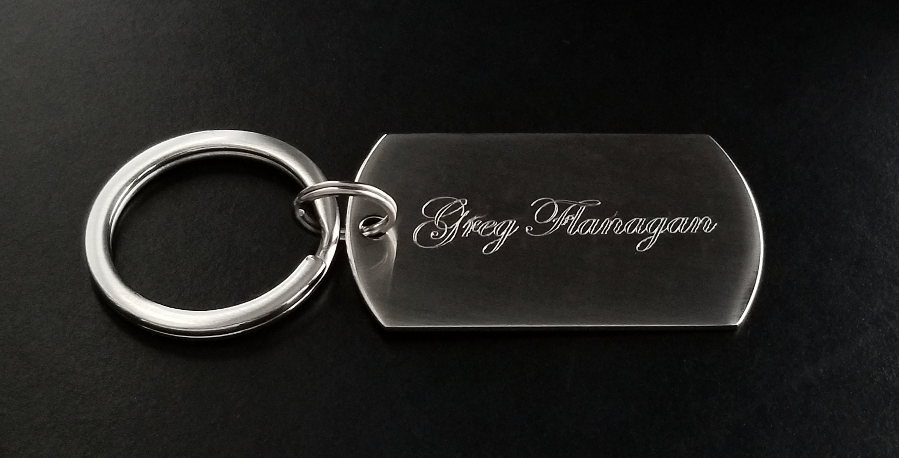 Personalized YOUR Logo Design Engraved Matte Stainless Steel Etsy