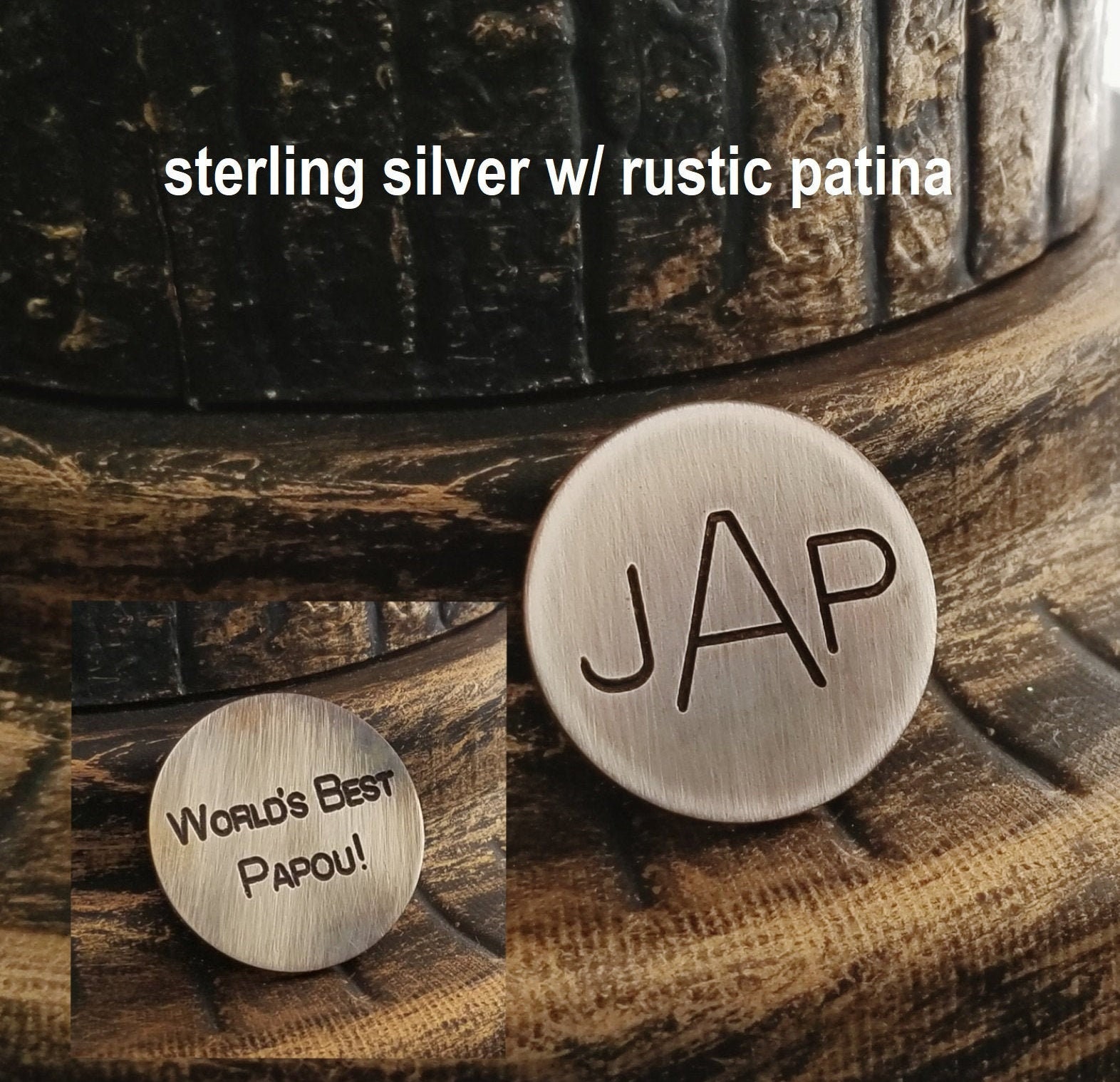 刻印 SILVER ホールインワン シルバー  マーカー 刻印 SILVER ホールインワン シルバー コイン マーカー