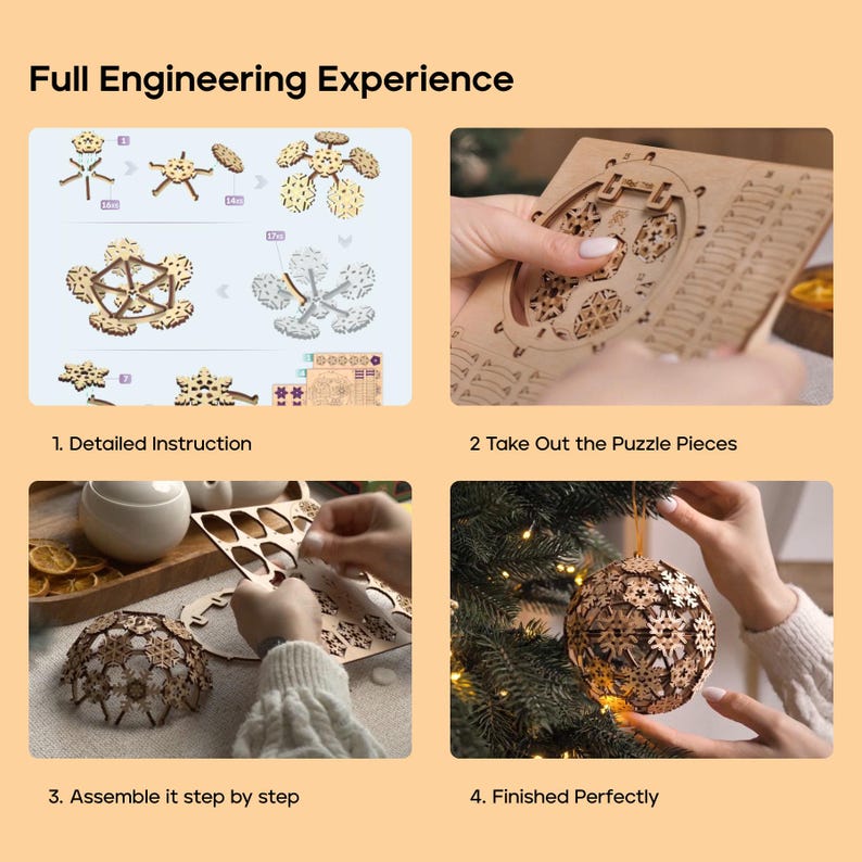 3D Wooden Puzzle DIY Marble Run Model Kit Laser Cut Mechanical Puzzles ...