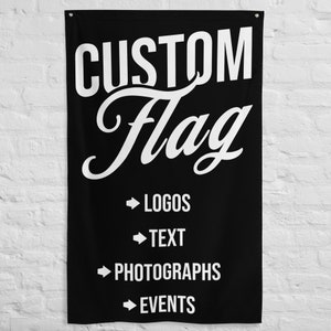 Custom Flag | Home Gym Banner Gifts | Festival EDM Flag | Wall Tapestry | Personalized Flag | Home Decor