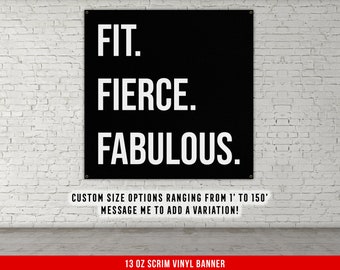 pix Fit And Fab Quotes fit fierce fabulous etsy