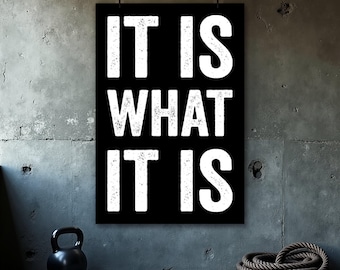 Decoración de pared para fitness, motivación para el fitness, cita motivacional, cita inspiradora, decoración de pared para gimnasio en casa, motivación para entrenar, póster para gimnasio en casa, hogar