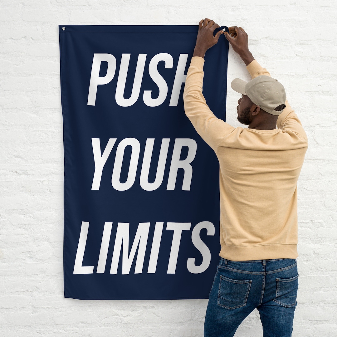 Gym Flags Gym Sign Custom Home Gym Banner Gym Gifts Weightlifting Decor