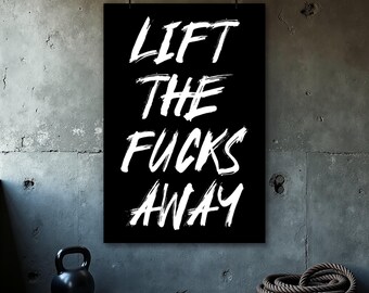 Fitness Wall Art, Fitness Motivation Poster, Motivational Quote Poster, Inspirational Quote Art, Home Gym Wall Art, Workout Inspiration