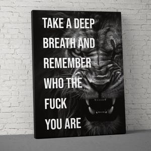 Motivational Canvas Wall Art, Inspirational Art, Motivational Quote, Office Decor, Entrepreneur Art, Success Wall Art, Canvas Art Print