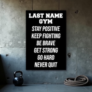 Home Gym Posters, Fitness Posters, Motivation Posters, Home Gym Wall Art, Motivational Quotes, Gym Posters, Home Office Decor