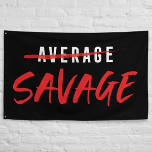 Average Savage - Home Gym Storage - Gym Wall Art - Home Gym - Gym Decoration