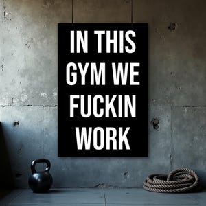 Fitness Wall Art, Fitness Motivation, Motivational Quote, Inspirational Quote, Home Gym Wall Art, Workout Motivation, Home Gym Poster, Home