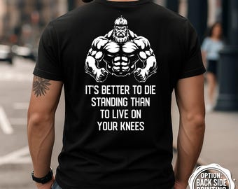 Motivational Gym T-Shirt, Bodybuilding Quote Shirt, Fitness TShirt, Gym Motivation Tee, Workout T-Shirt, Weightlifting Apparel