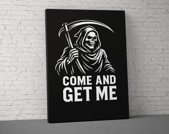 Come and Get Me Canvas, Gym Wall Decor, Motivation Poster, Sport Canvas Art, Fitness Canvas Art, Personalized Gift