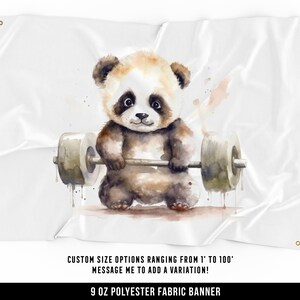 Cute Panda Lifting Weights Gym Panda Lover Gift Funny Gym Workout Panda  Lover Gift for Boys Girls Men Women Throw Pillow, 18x18, Multicolor