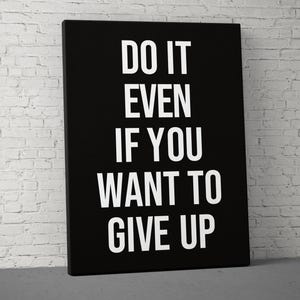 Motivational Canvas, Motivational Quote, Motivation Print, Inspirational Quote, Modern Wall Art, Motivation Poster, Gym Wall Decor