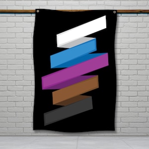 Jiu Jitsu Belts Flag, Motivational Martial Arts Wall Decor, Jiu Jitsu Banner, Garage Jiu Jitsu Flag, Custom Jiu Jitsu Sign