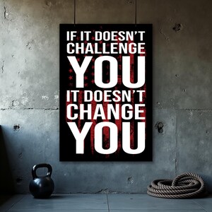 Fitness Wall Art, Fitness Motivation, Motivational Quote, Inspirational Quote, Home Gym Wall Art, Workout Motivation, Home Gym Poster, Home
