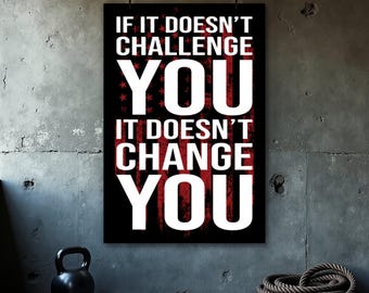 Fitness Wall Art, Fitness Motivation, Motivational Quote, Inspirational Quote, Home Gym Wall Art, Workout Motivation, Home Gym Poster, Home