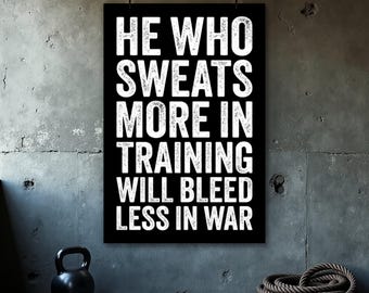 Fitness Wand Kunst Home Gym Poster Motivationszitat Inspiration Zitate Workout Raum Dekor Fitness Geschenk Workout Motivation