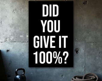 Fitness Wall Art, Fitness Motivation, Motivational Quote, Inspirational Quote, Home Gym Wall Art, Workout Motivation, Home Gym Poster
