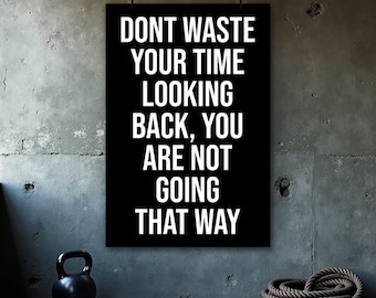 Väggkonst för fitness, fitnessmotivationsaffisch, motiverande citat-affisch, inspirerande citat-väggkonst, väggkonst för hemmagym, träningsmotivation