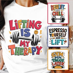 Gym PNG Bundle - Motivational Workout Quotes SVG - Fitness TShirt Digital Download - Funny Gym Art Sublimation