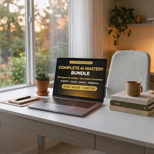 AI-beheersingsbundel: 20 ChatGPT, Claude, Gemini-gidsen (digitale download)