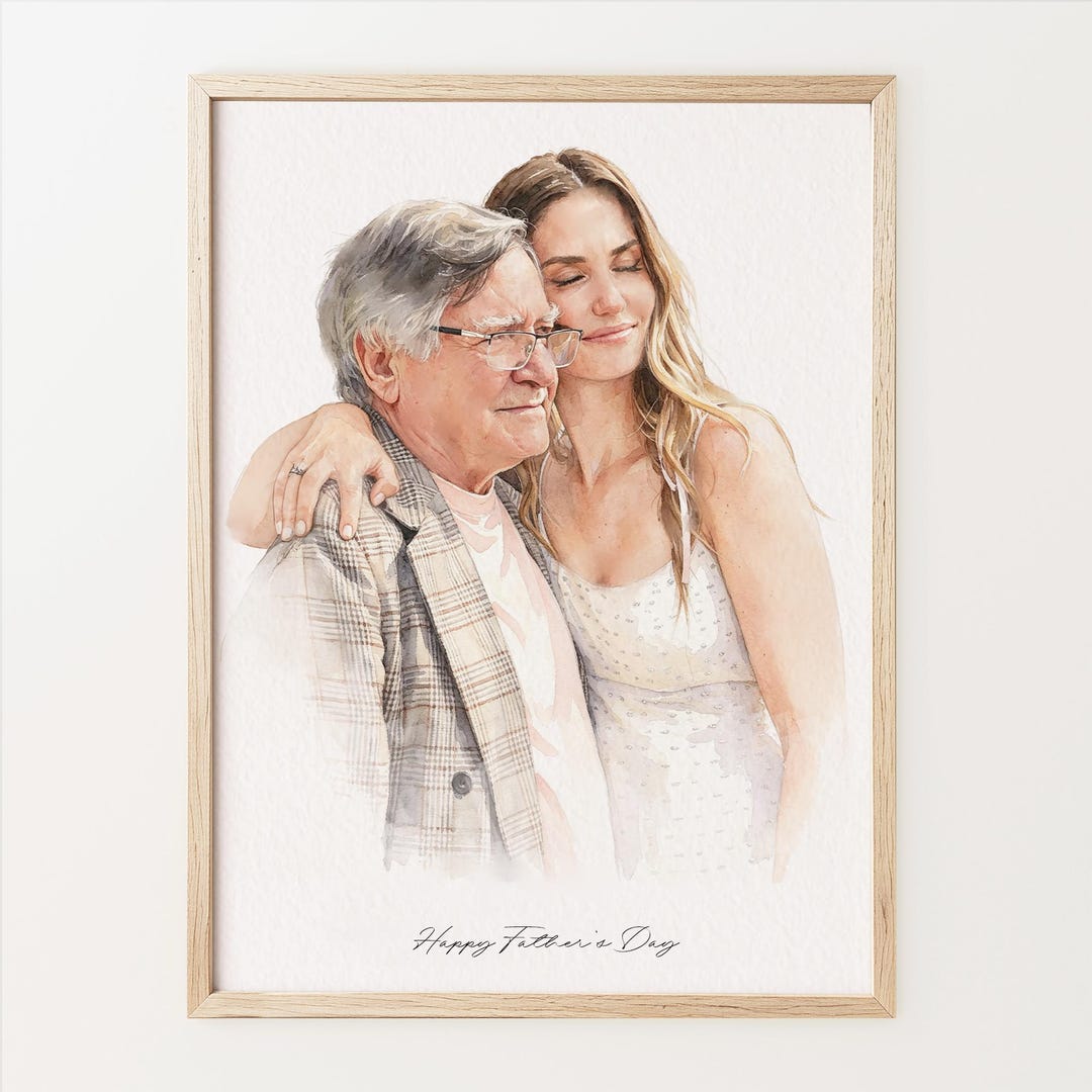 Custom Watercolor Portrait Family Portrait Custom Portrait From Photo custom-watercolor-portrait-family-portrait-custom-portrait-from-photo