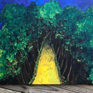 Into the Woods - 18&quot; x 24&quot; Original Acrylic on Canvas FREE SHIPPING