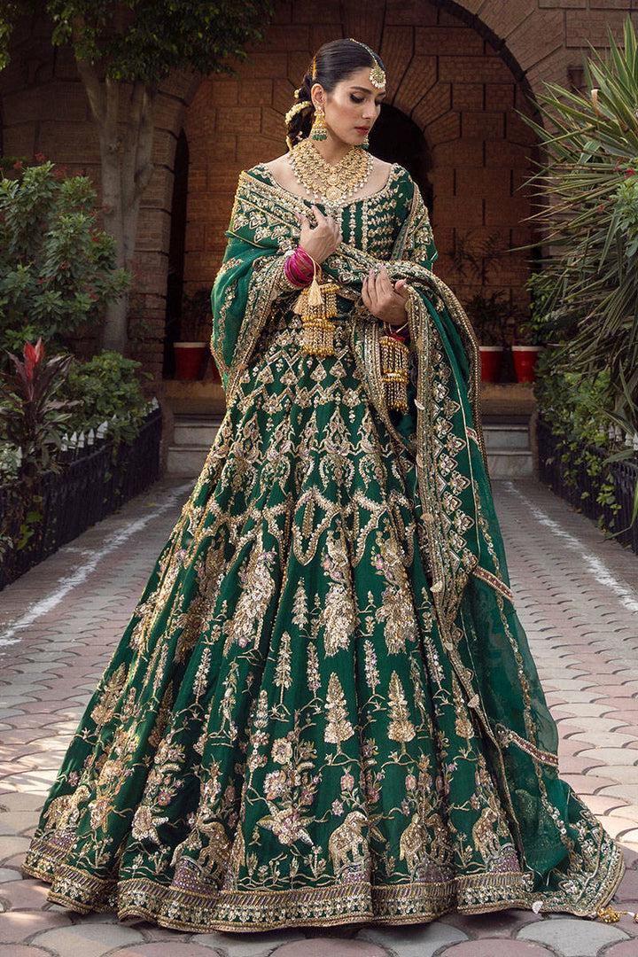 bottle green maxi dress pakistani smarttag_size_in_stock:6 (AU)