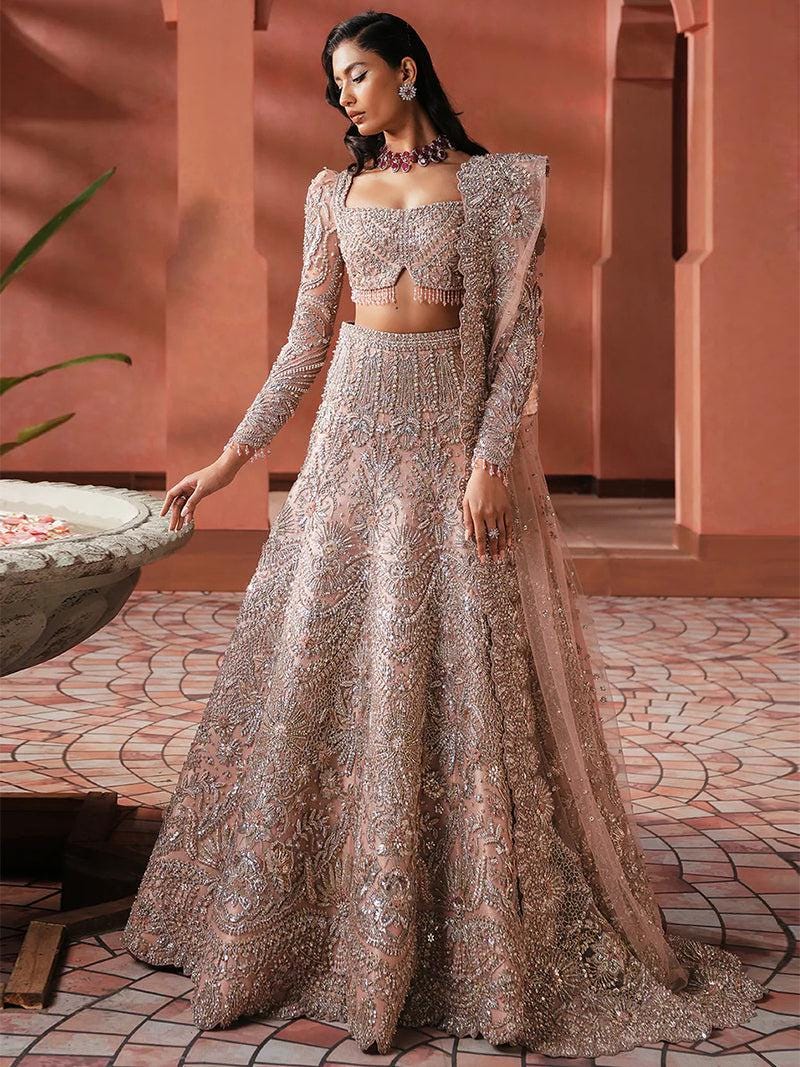 slim fit dress slacks Formal Champagne Gold Set (3 Piece) – mor-by-mahnoor-ali main image 1