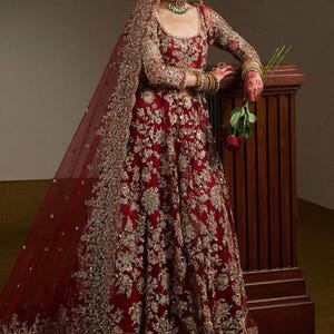 barat dress design Party Wear Barat Dresses Pakistani 2018 Dress Designs Pakistani Wedding  Party Dresses HSY Luxurious