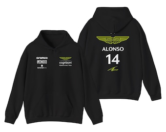 Aston Martin F1 Team Racing Unisex Hoodie - Formula 1 - Fernando Alonso - Lance Stroll - Motorsport Fan - GP Lover - Formula One Gift