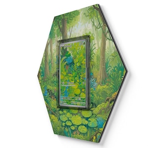 166/165 Bulbasaur - Utökad konstverk Pokémonkortvisning