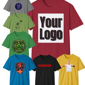 Custom Logo T-Shirt | Personalized Firefighter, EMT Apparel
