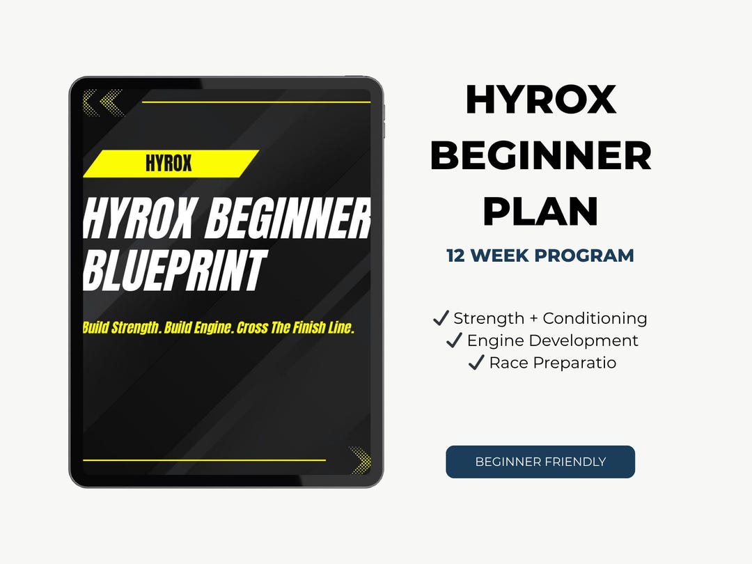 Hyrox Prep Plan.pdf HYROX Beginner Training Plan | 12 Week Program | Hybrid Athlete Workout ...