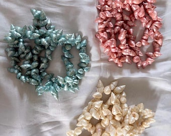 Vintage Shell Necklace (Pink, Blue, or White, or all three!)