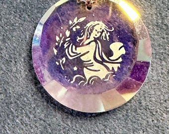 Vintage Swarovski Virgo Necklace - Astrology